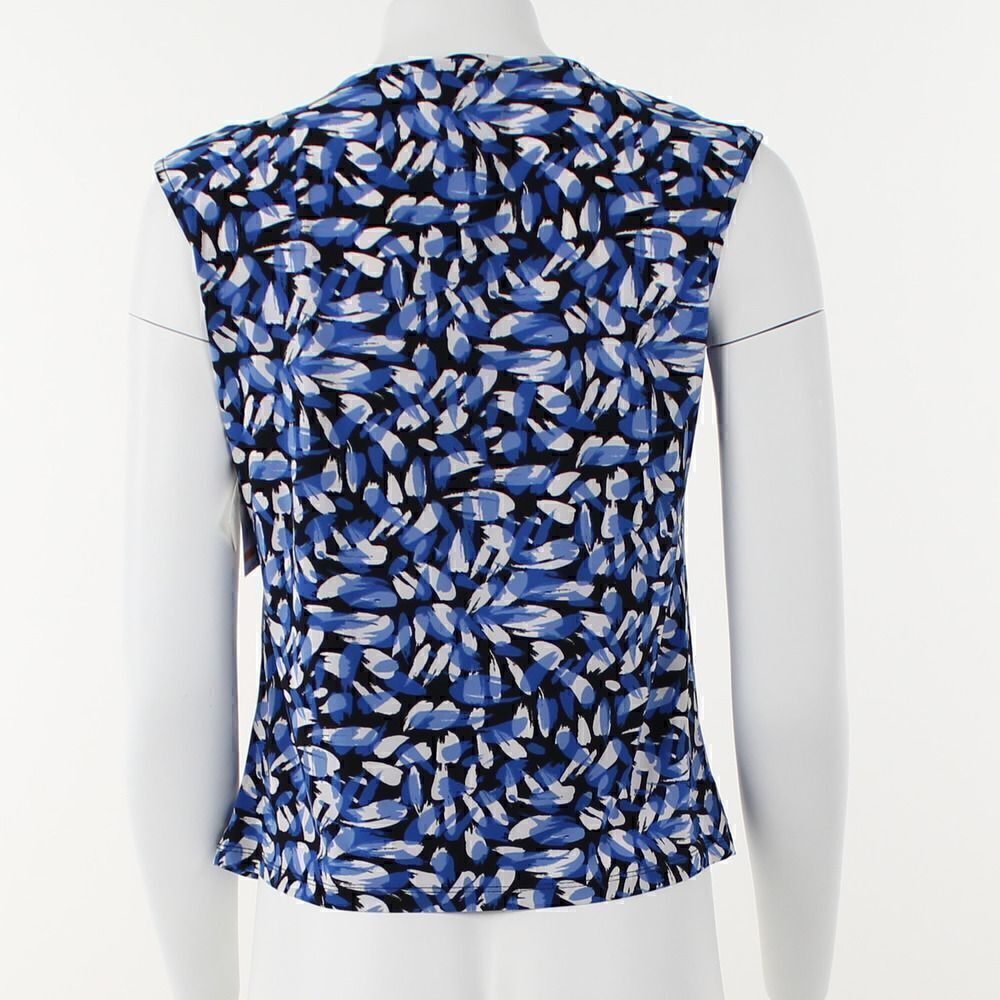 Kasper Petite Twisted Cutout-Neck Top - Picture 4 of 5